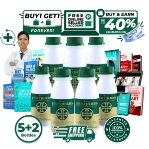 HolyHerbs 5 + 2 FREE Bottles